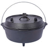 Versatile Camping Dutch Oven with Skillet Lid