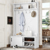 Entryway Charm: Multi-Functional Coat Rack & Storage Bench