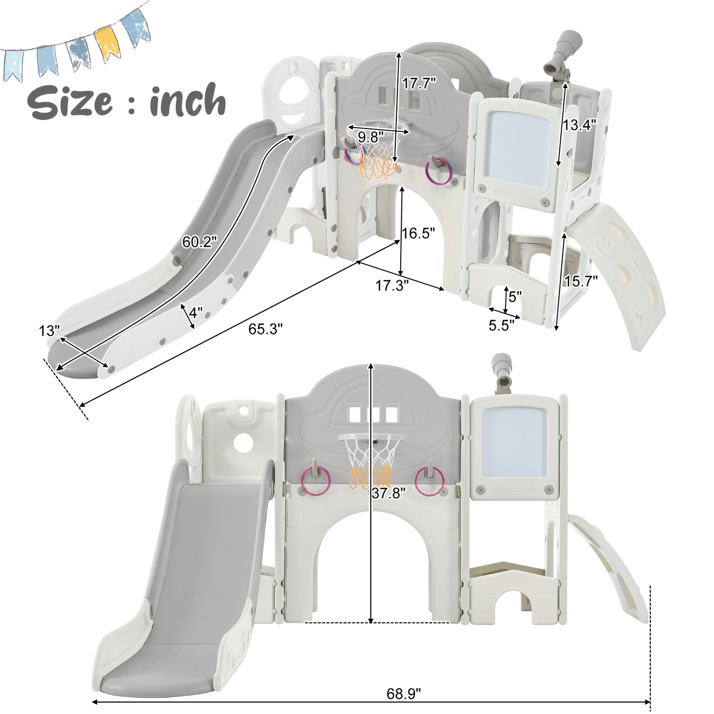 Adventure Galaxy Playset: Ultimate Fun Slide and Activity Hub for Kids!