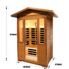 Cozy Spruce Infrared Sauna for One