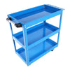 Blue Rolling Tool Cart - Heavy-Duty & Lockable!