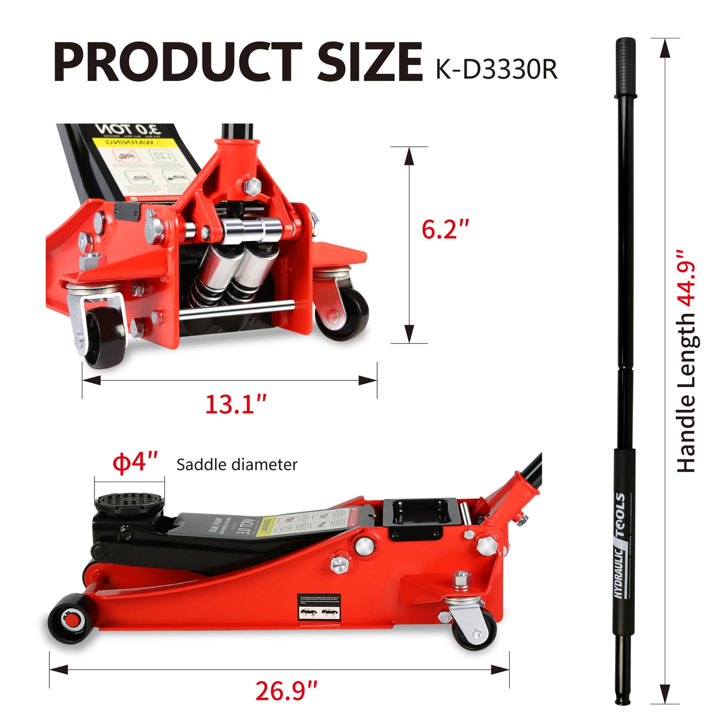 Quick Lift Racing Jack - Low Profile Power for Easy Hoisting