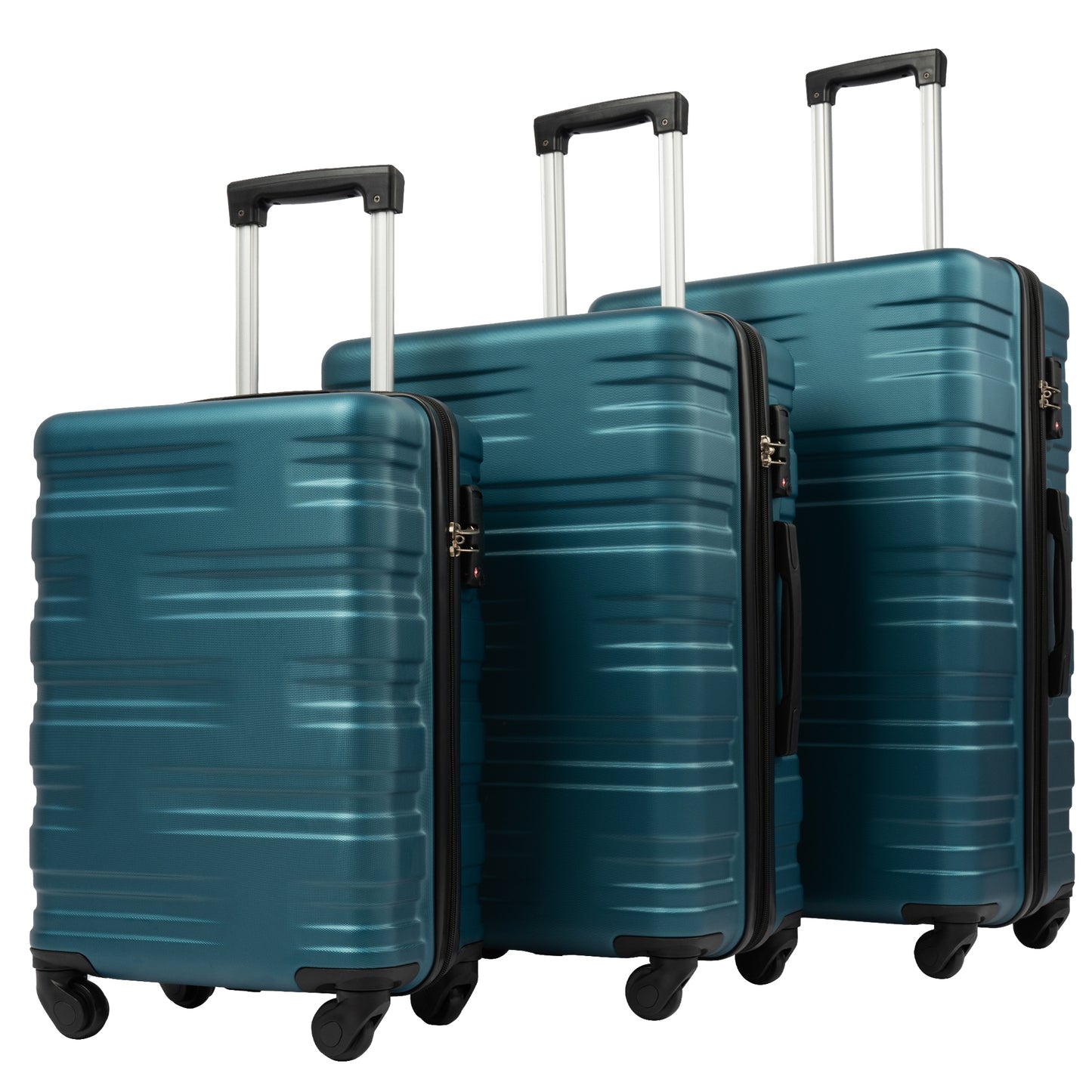 Travel Light: 3-Piece Spinner Luggage Set with TSA Lock