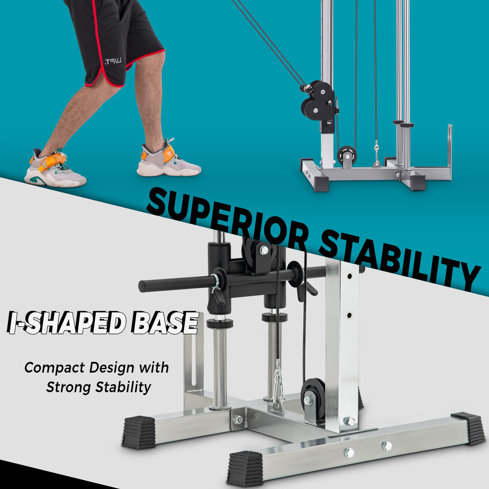 Silver Home Gym Lat Pulldown Trainer