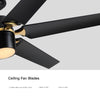 Sleek Remote-Controlled LED Ceiling Fan