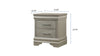 Amalia Gray Nightstand Delight