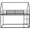 Cozy Black House Bunk Bed