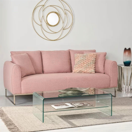 Cozy Chic Light Pink Sofa