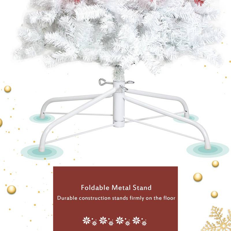 Whimsical Fir Christmas Tree with Bendable Style and LED Lights