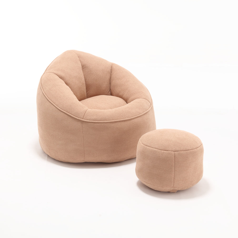 Cozy Comfort Bean Bag Chair with Footrest