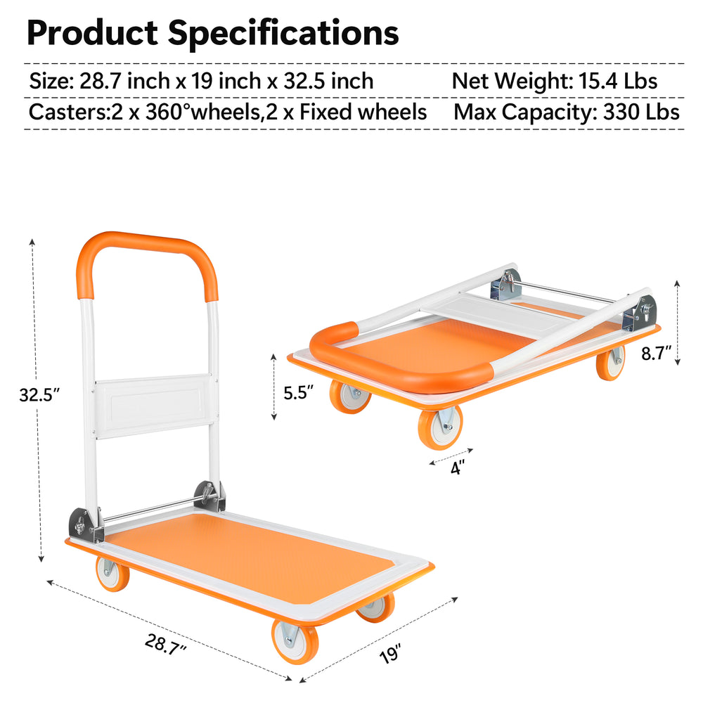 Easy Glide Folding Dolly