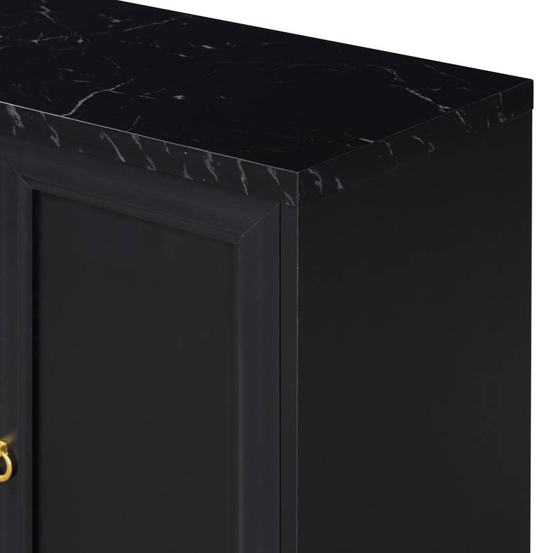 Stylish Black Sideboard with Ample Storage