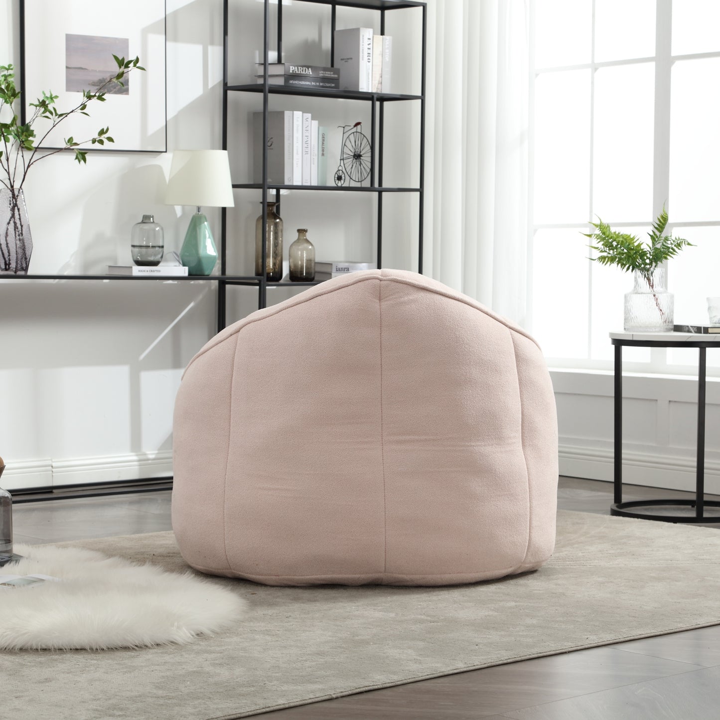 Cozy Comfort Bean Bag Sofa with Footrest